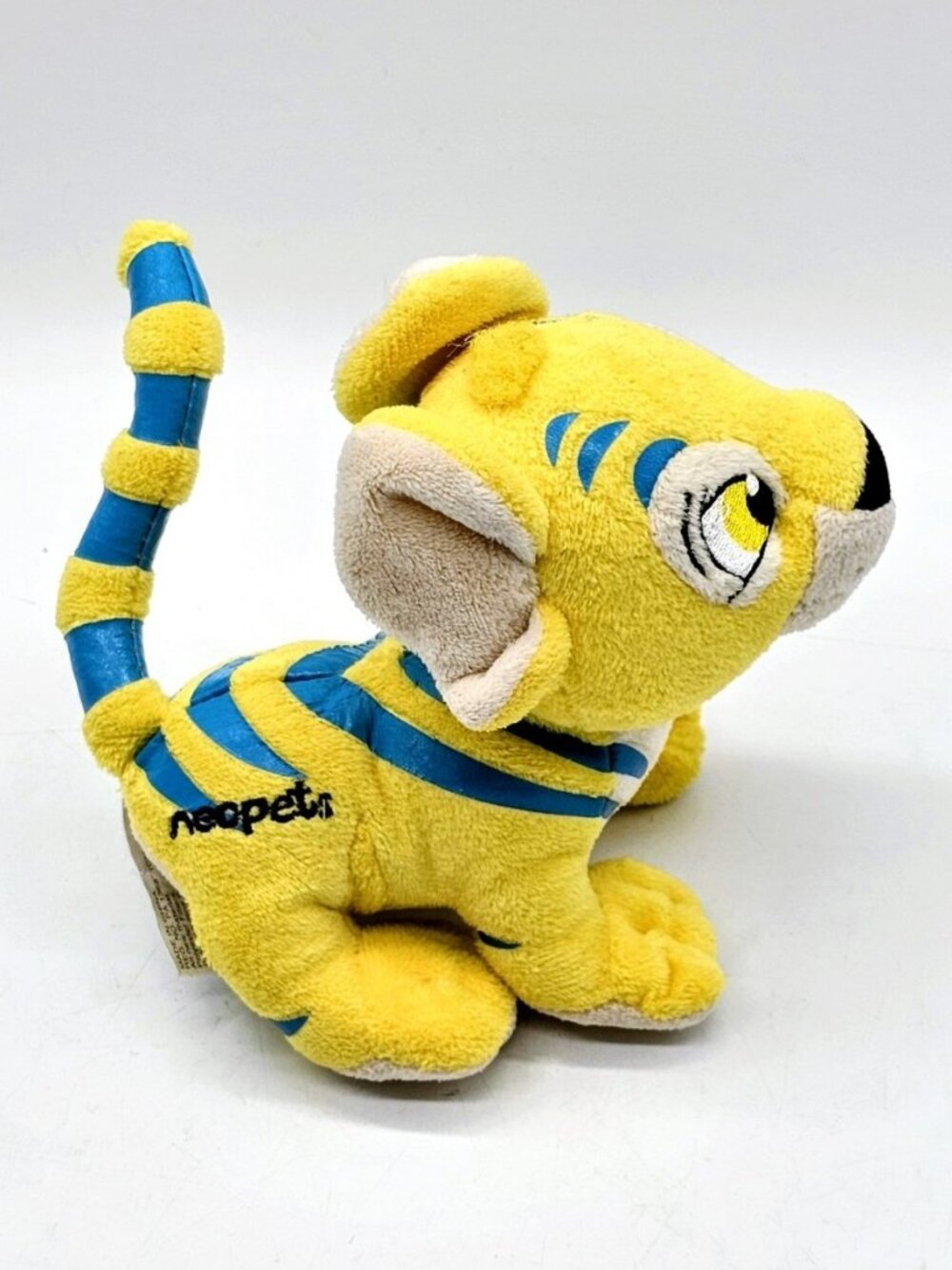 Neopets Yellow Kougra Tiger Plush Video Game Toy Rare